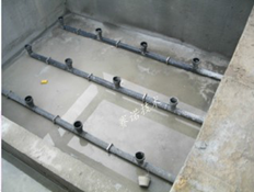 采用YYB特种防腐抗渗浆料对污水池进行整体防腐抗渗处理